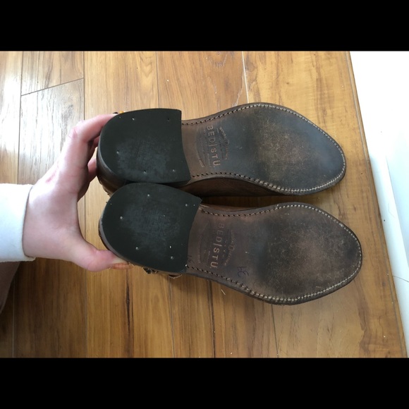 Bed Stu Cobbler Series Blush-toned Leather Boots - Picture 6 of 8